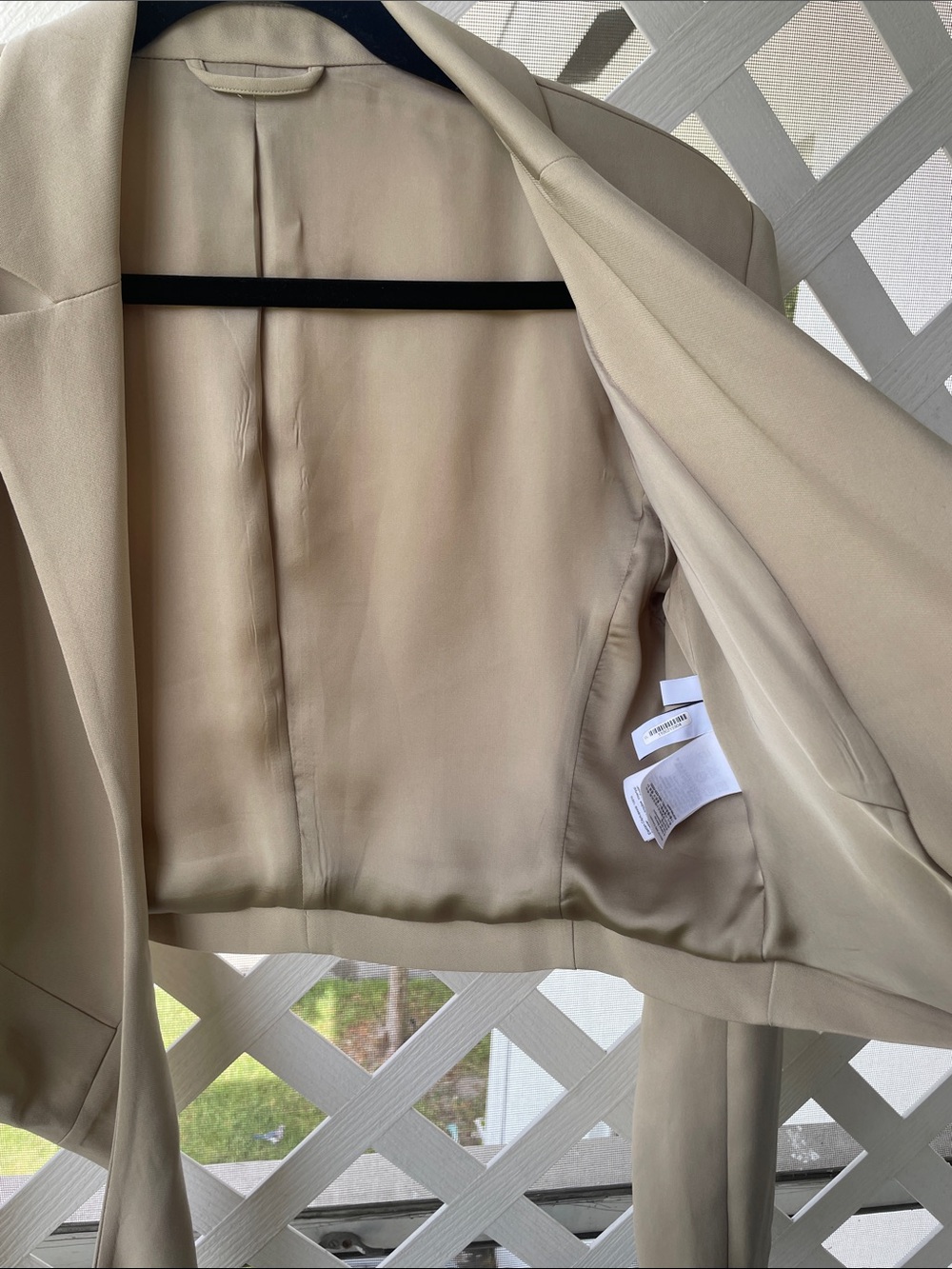 & Other Stories Cropped Tie-Front Blazer Jacket - Picture 7 of 10